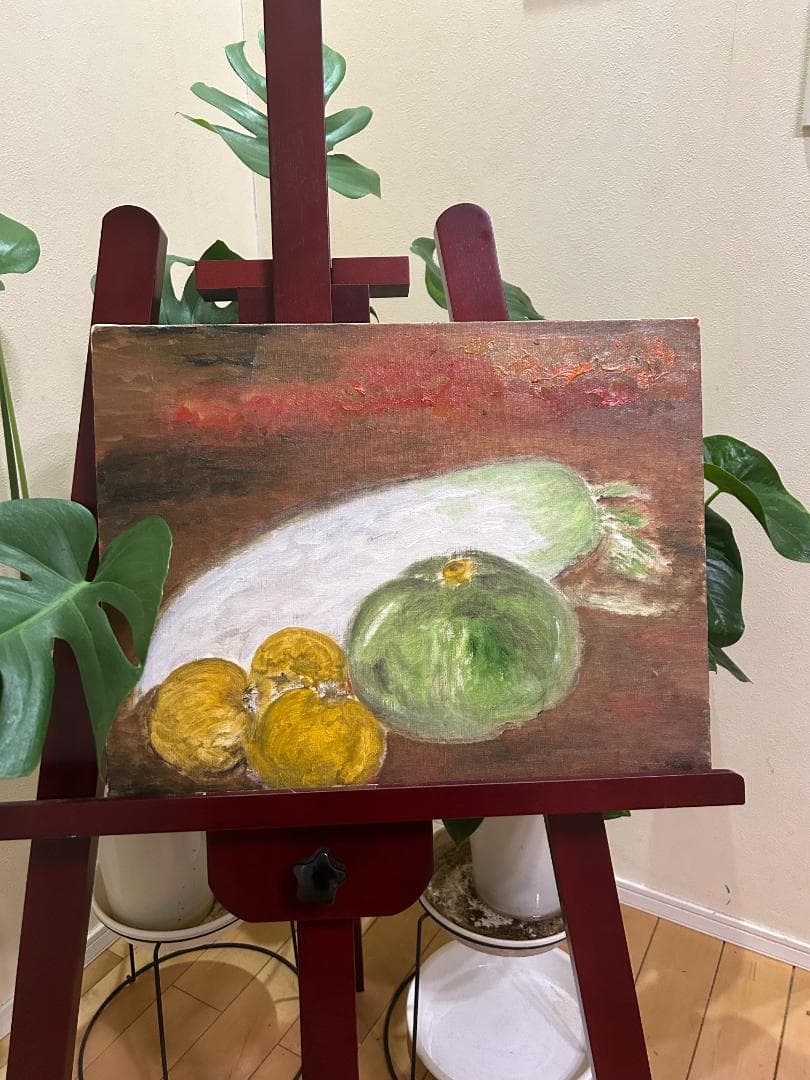 野菜たち　油絵　＜お値段ご相談ください＞