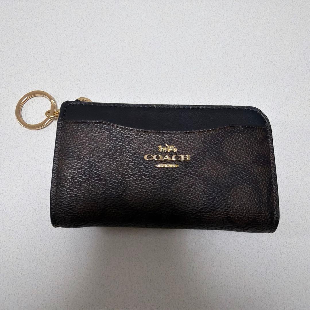 COACH マルチファンクション カードケース シグネチャー ケース