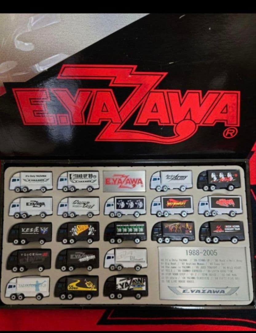 矢沢永吉 【歴代トランポ型ミニカー20台セット 1988-2005】