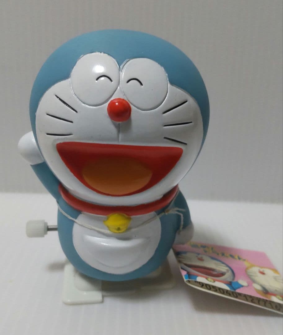 希少 ドラえもん 進め！ドラえもん ぜんまい式 ソフビ エポック社