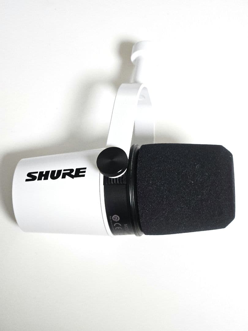SHURE MV7 PODCAST マイク ホワイト
