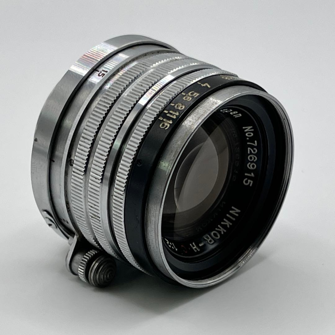 NIKKOR-H・C 5cm f2 後期 黒帯 ニッコール 50mm Lマウント