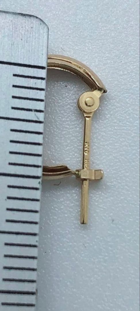 K18 K10 フープピアス