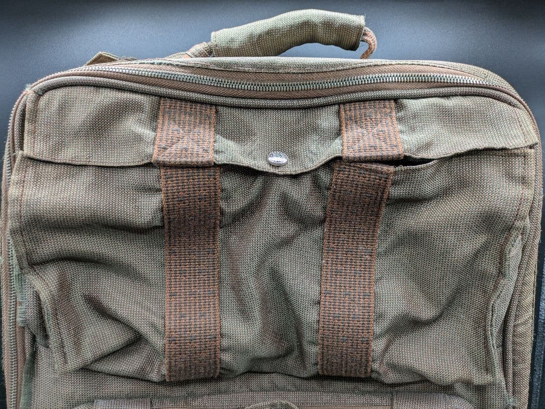 HERMES エールライン キャリーケース スーツケース ブラウン