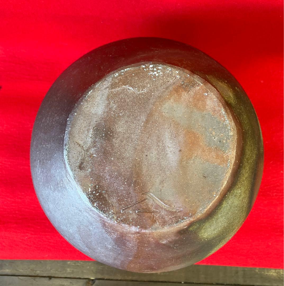 Reisuke様　時代備前焼四耳被せ　葉茶壺　森神山　美術品　骨董品　置物