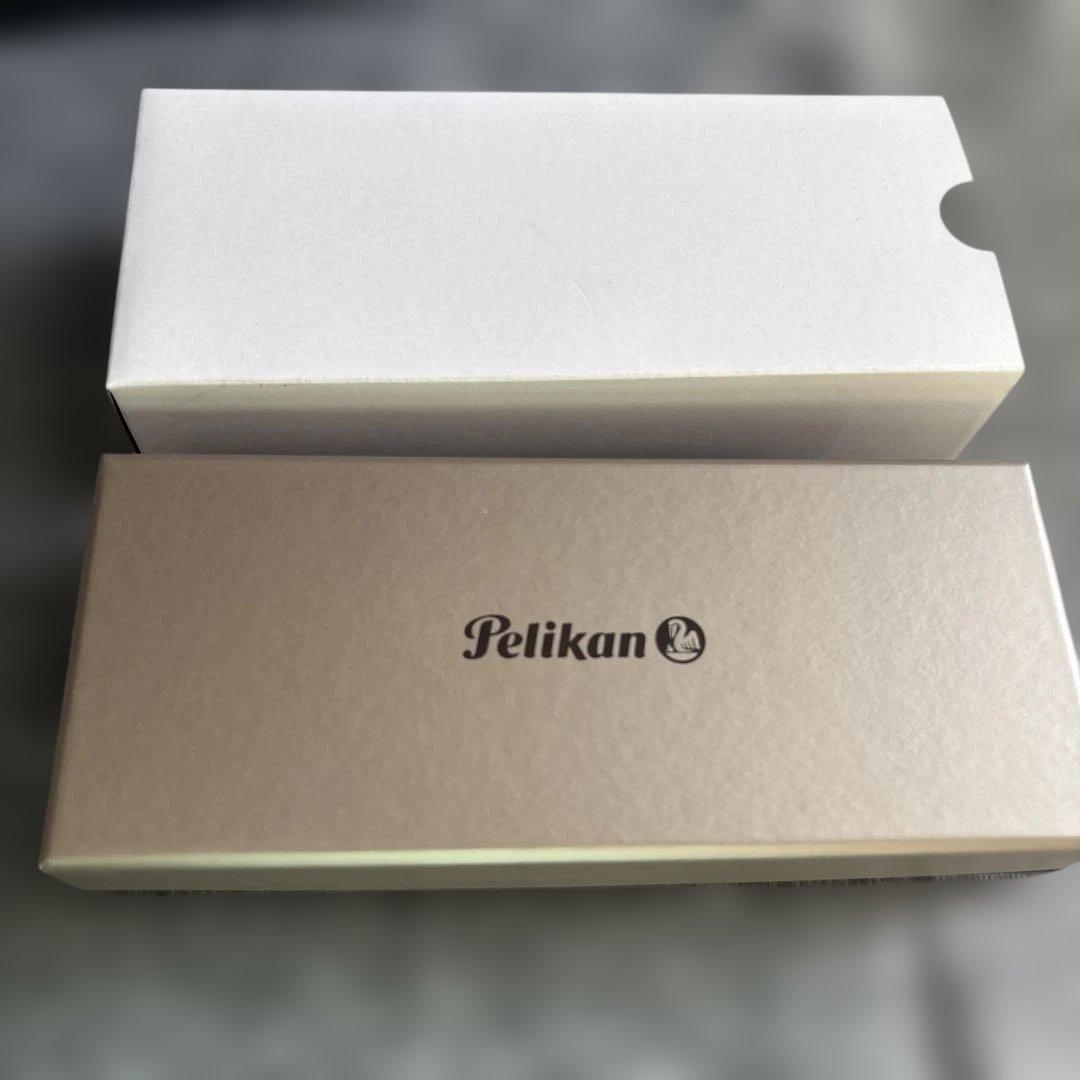 Pelikan 万年筆 M815 ネイビー ストライプデザイン