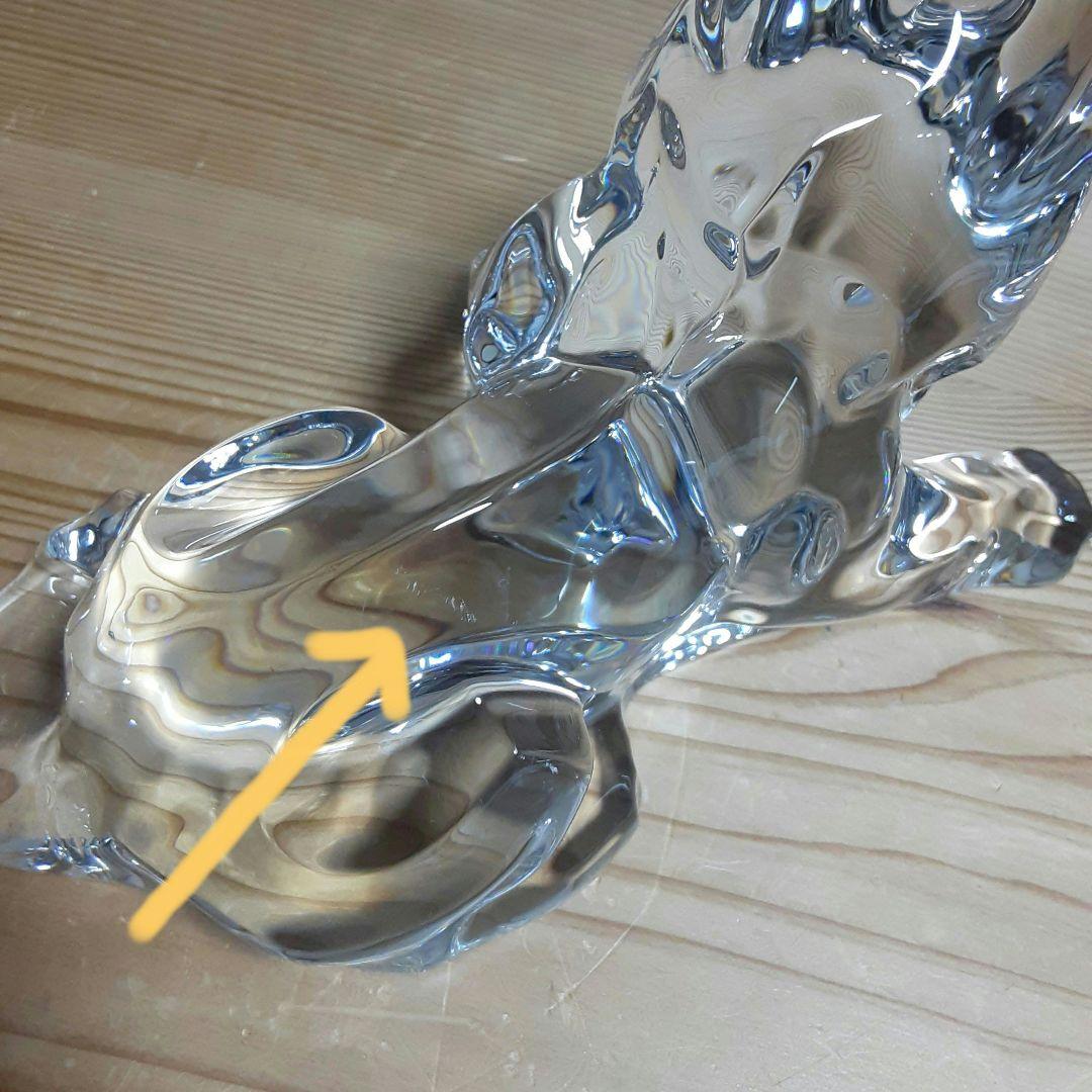 BACCARAT バカラ ライオン 置物