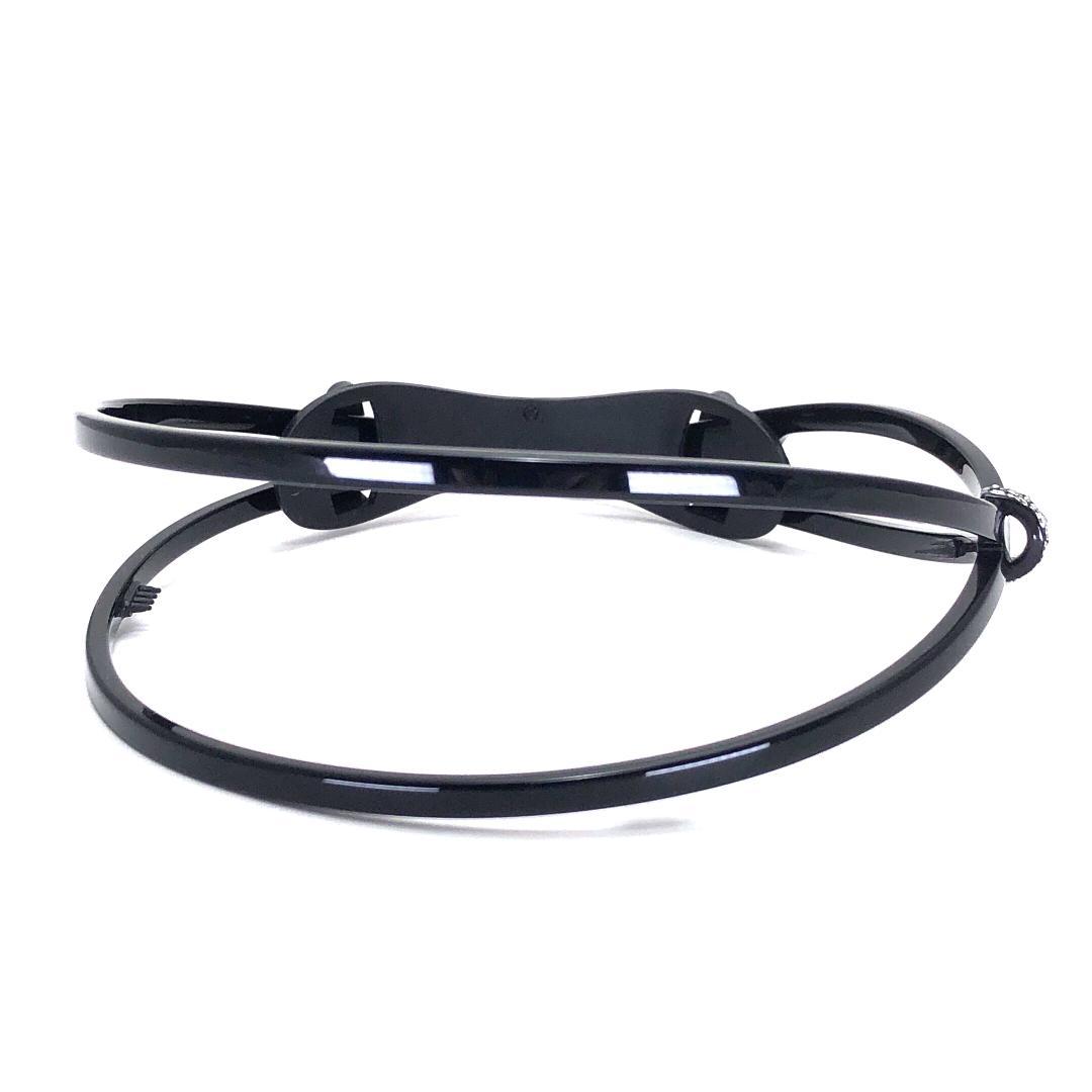 【美品・矯正バンド付】アレクサンドル ドゥ パリ／スワロフスキー カチューシャ