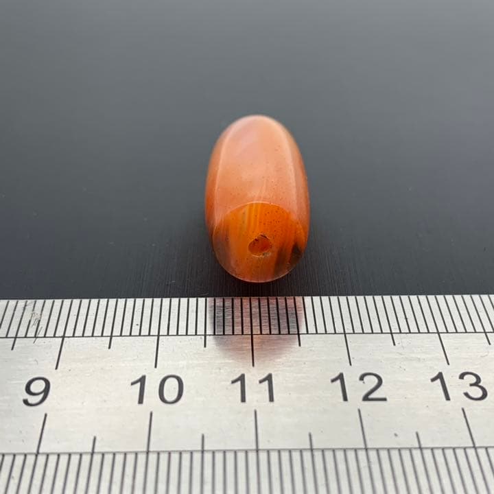 【アンティーク ビーズ】アンティークカーネリアン ビーズ 25.9mm