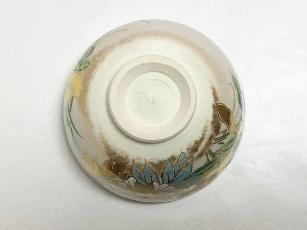 茶道具 古物品 茶碗 四季の花 宮川 香雲 木箱入