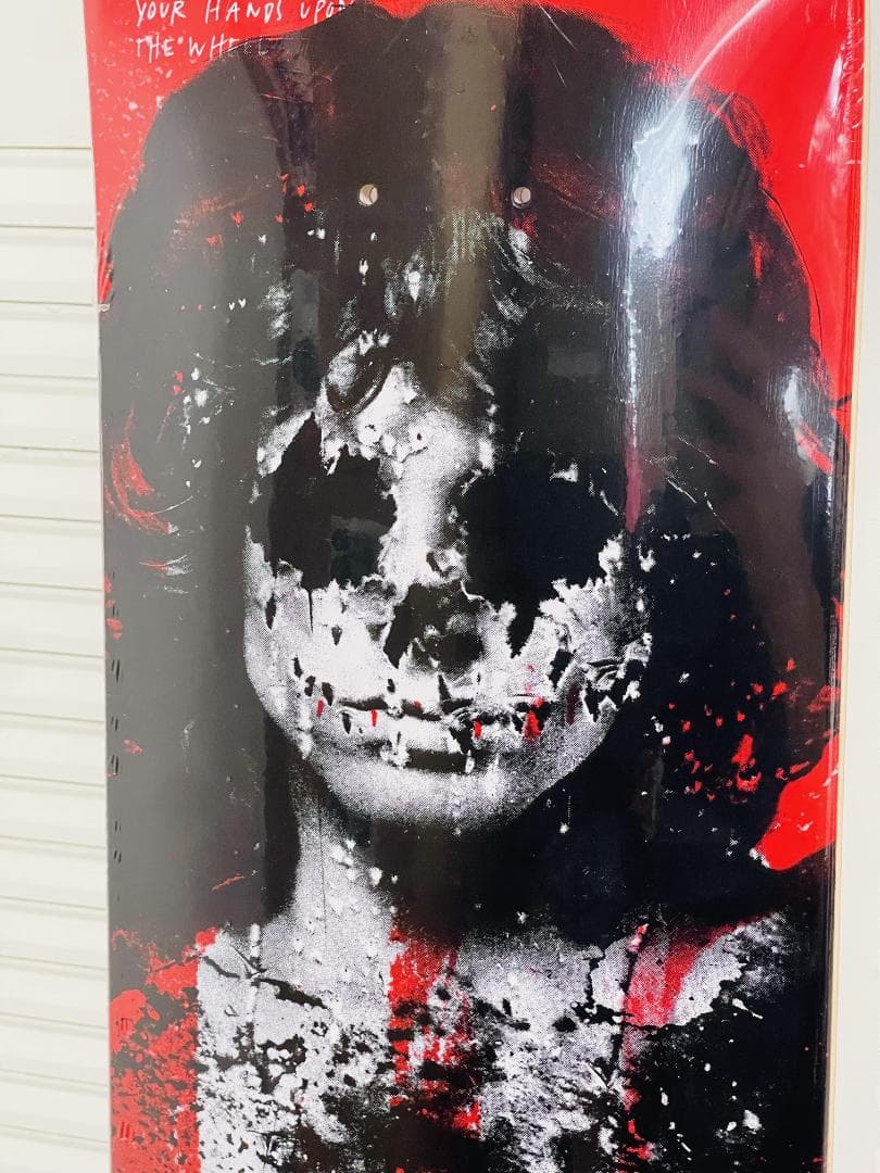 台湾製無地黒デッキテープ付き　ZERO ゼロ スケートボードデッキ　8.25