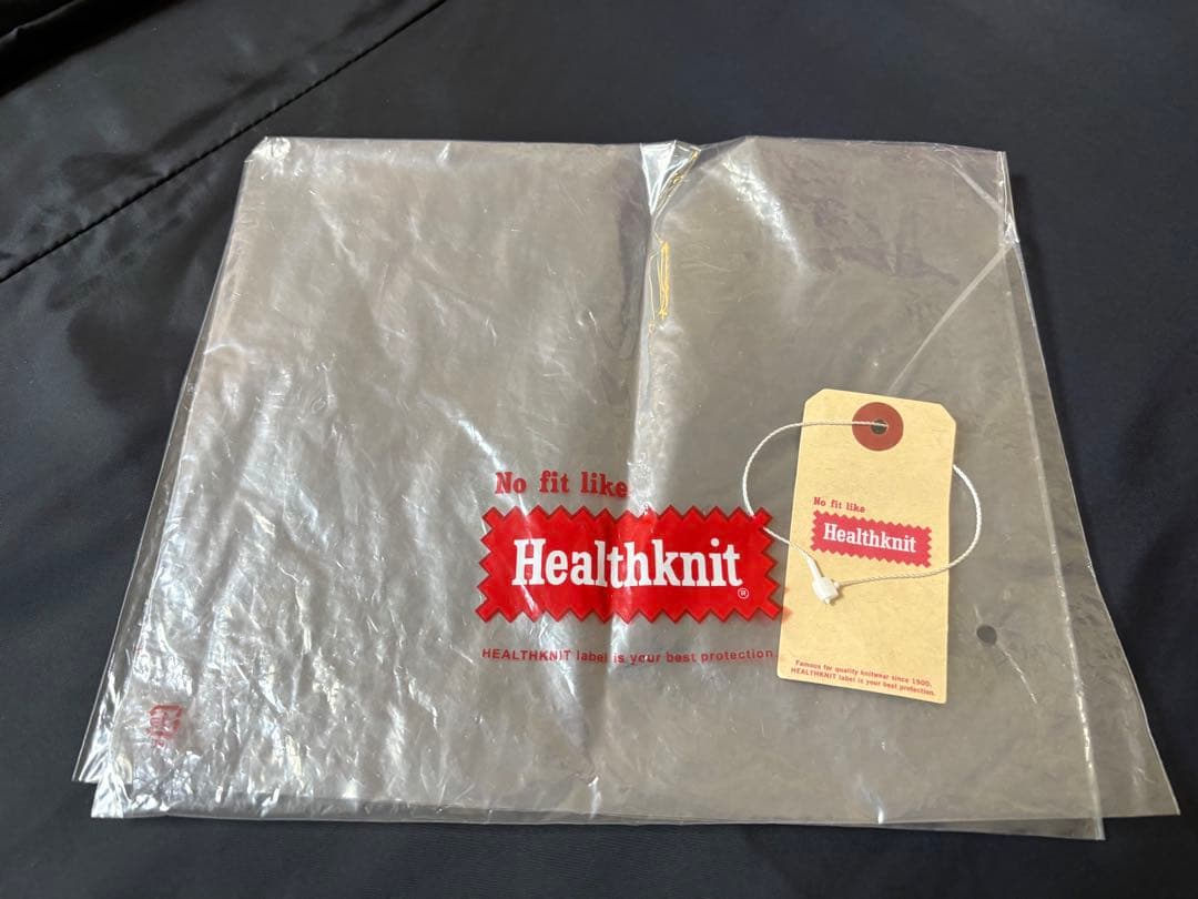 断捨離様 ヘルスニット 993 スーパーベビーワッフルオフホワイトとブラック L