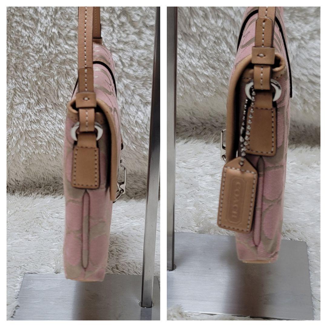 未使用✨コーチ シグネチャー クリップデミ ワンショルダー アクセサリーポーチ