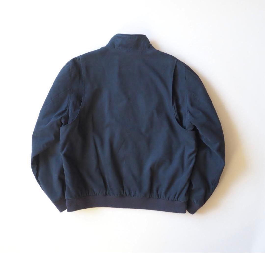 さ*つ様 エルエルビーン　スイングトップ　スエード　ネイビー　裏地チェック　美品