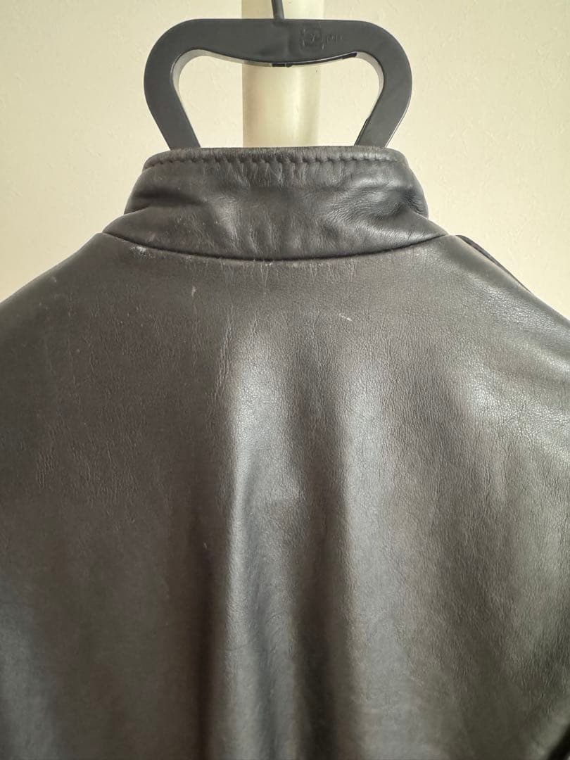 schott レザーシングルライダース 141型 40 【クリーニング済】