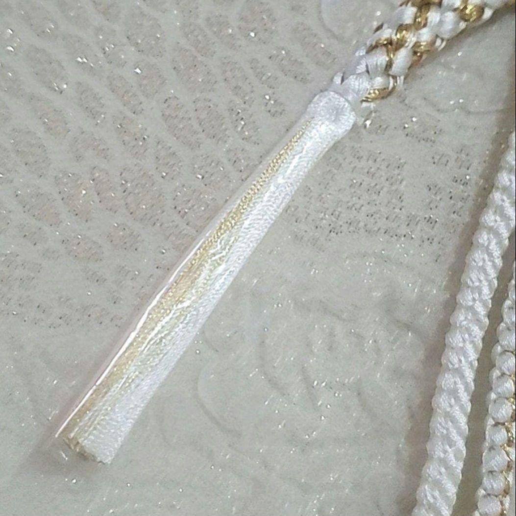 新品 振袖用 帯締め 帯〆 つまみ細工 剣菊 正絹 成人式 結婚式 つまみ飾り