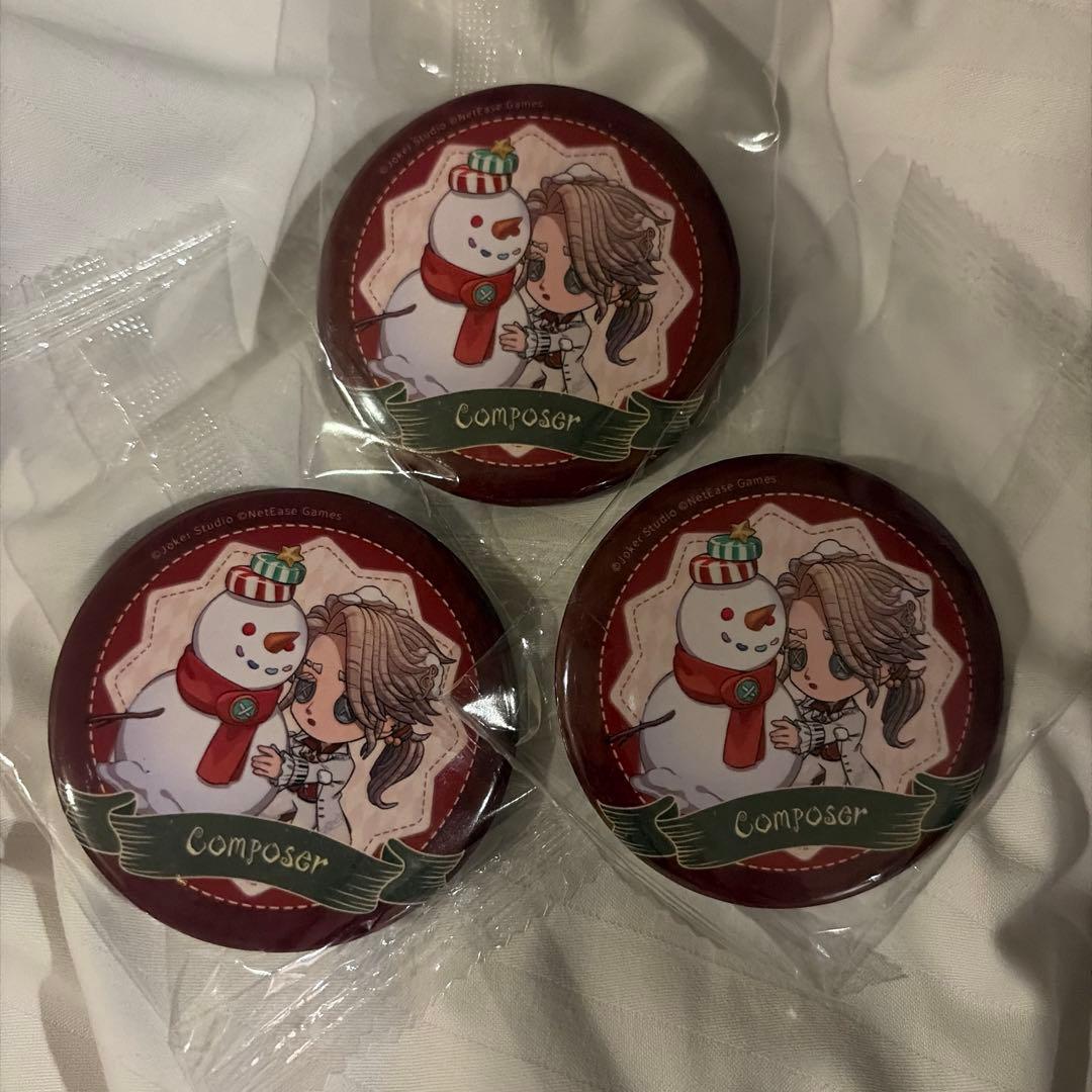 第五人格 冬物語 秋季ijl オフイベ 缶バッジ 作曲家 オフライン 特典