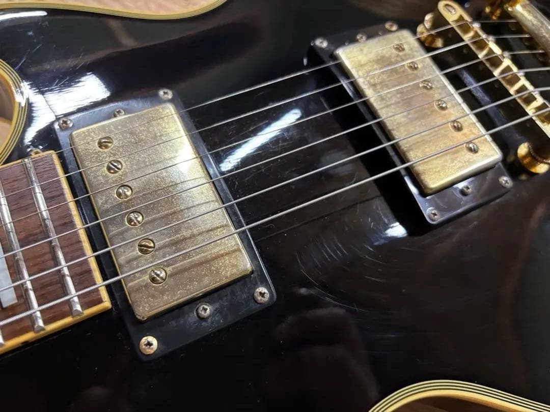 K-Garage レスポールカスタムモデル　ブラック　中古調整済み