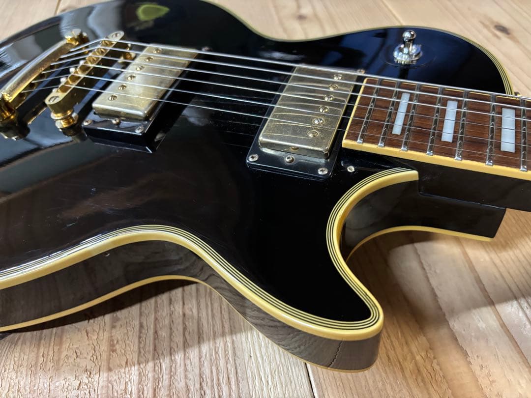 K-Garage レスポールカスタムモデル　ブラック　中古調整済み