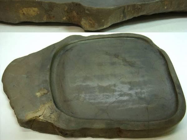 硯■古い極上硯石 書道道具 天然石 無紋 古玩 唐物 中国 時代物 骨董品■