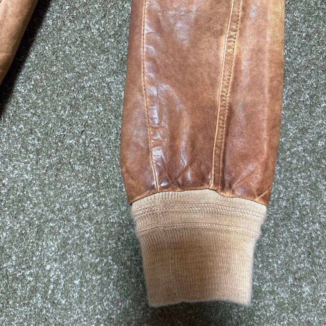 希少品GIORGIO BRATO ジョルジオブラット レザージャケット 50