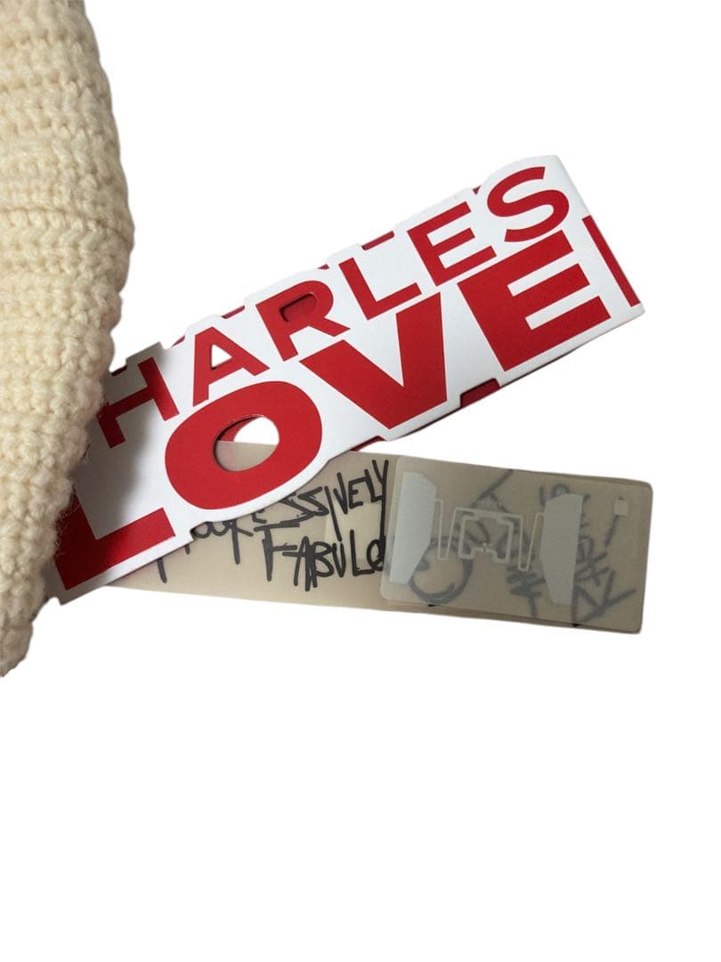 正規品Charles Jeffrey LOVERBOY 猫耳ビーニー 白