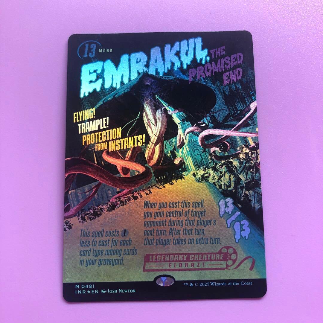 MTG 約束された終末、エムラクール/ボーダーレスFOIL 英語