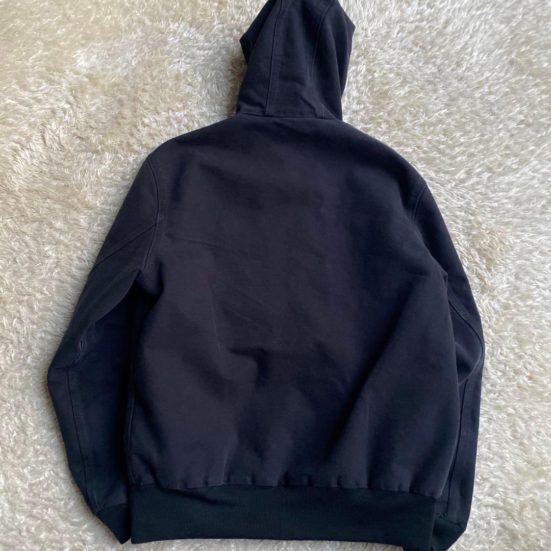 【USA製】カーハート アクティブジャケット BLK ブラック M ダック生地