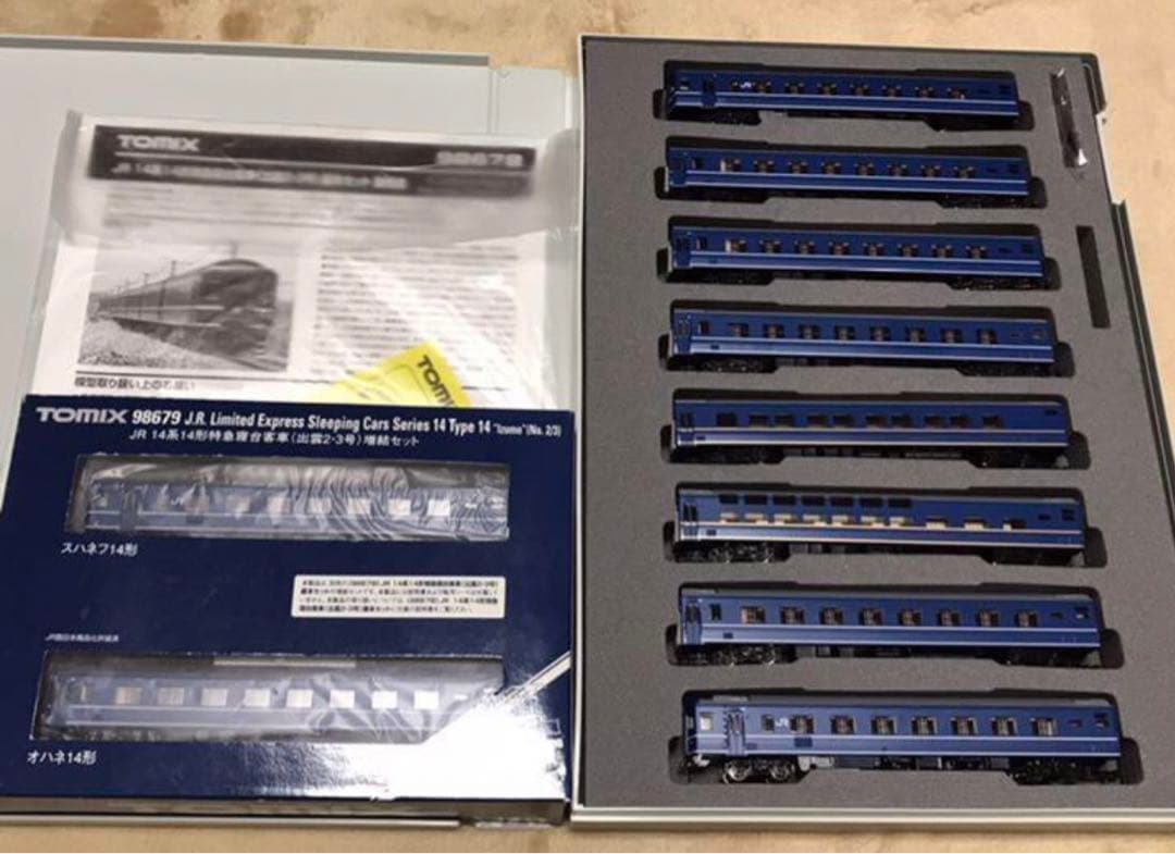 TOMIX98678・98679JR 14系14形特急　出雲２•３号基本・増結