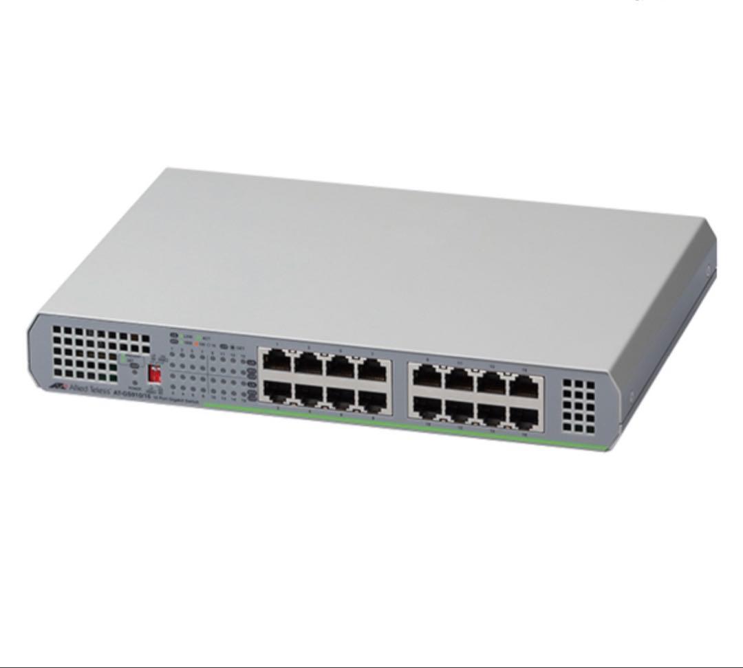 【新品未使用】AT-GS910/16 スイッチングハブ