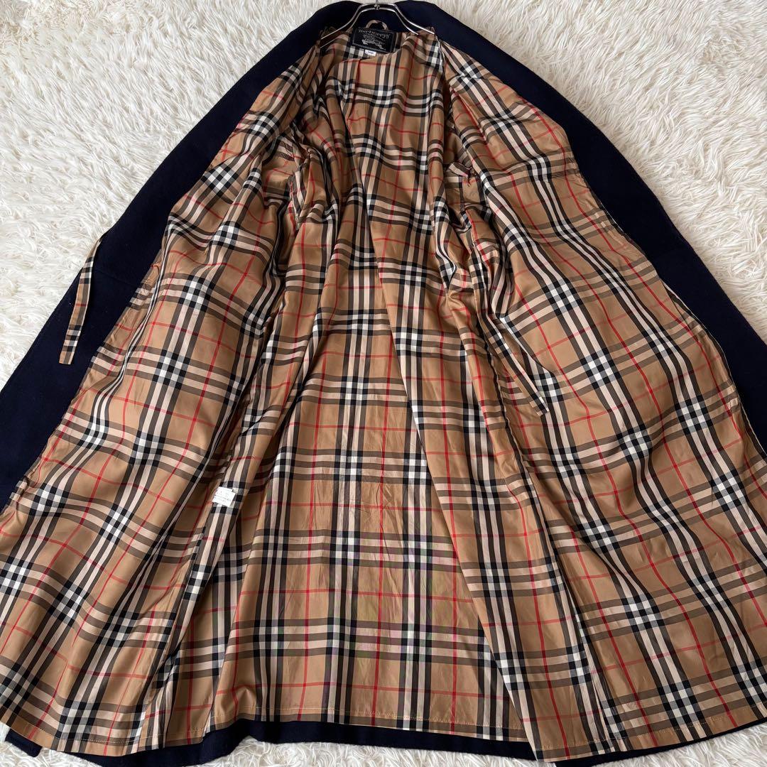 美品✨バーバリーズ ヴィンテージ カシミヤ混 ウール ロング ガウンコート L