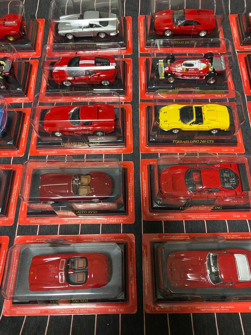 アシェット フェラーリコレクション1/43モデル 49台セット [ミニカー]+α