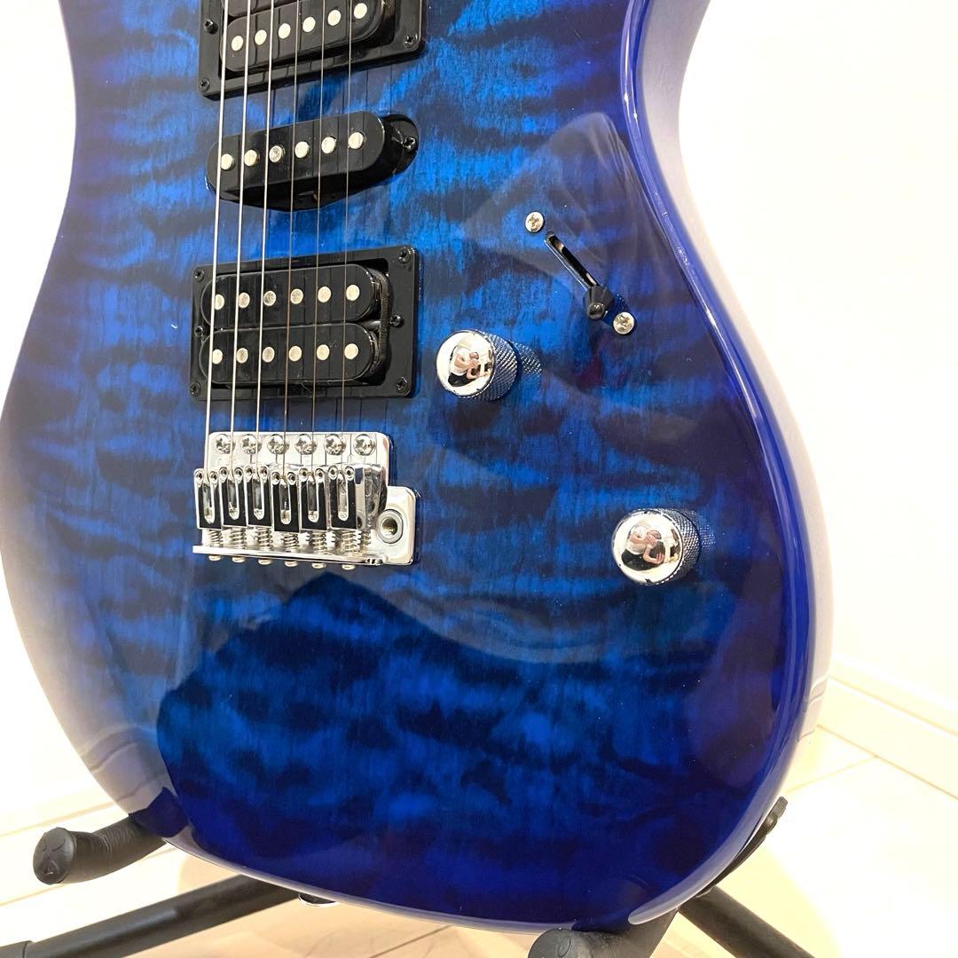 GIO Ibanez エレキギター ブルー メイプル 6弦