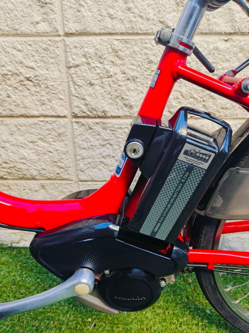 YAMAHAヤマハ電動アシスト自転車26インチ レッド