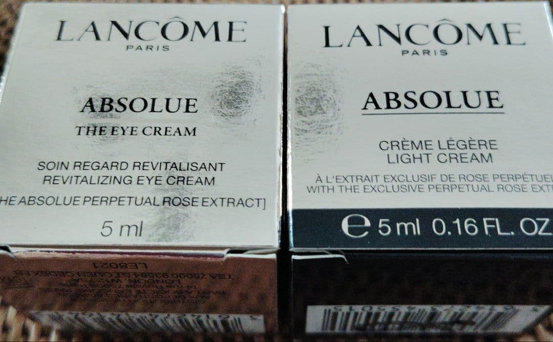 LANCOME ABSOLUE トライアルセット　6点+ポーチ