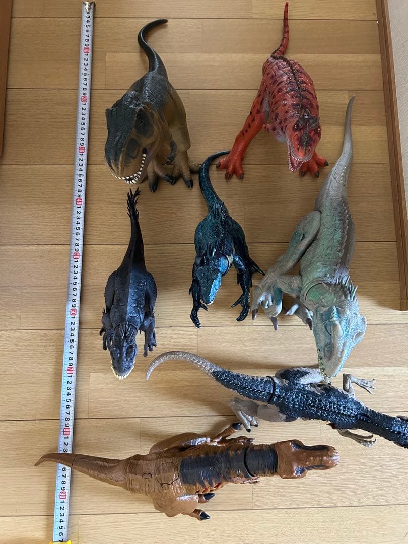 恐竜7体まとめ売り　中古品