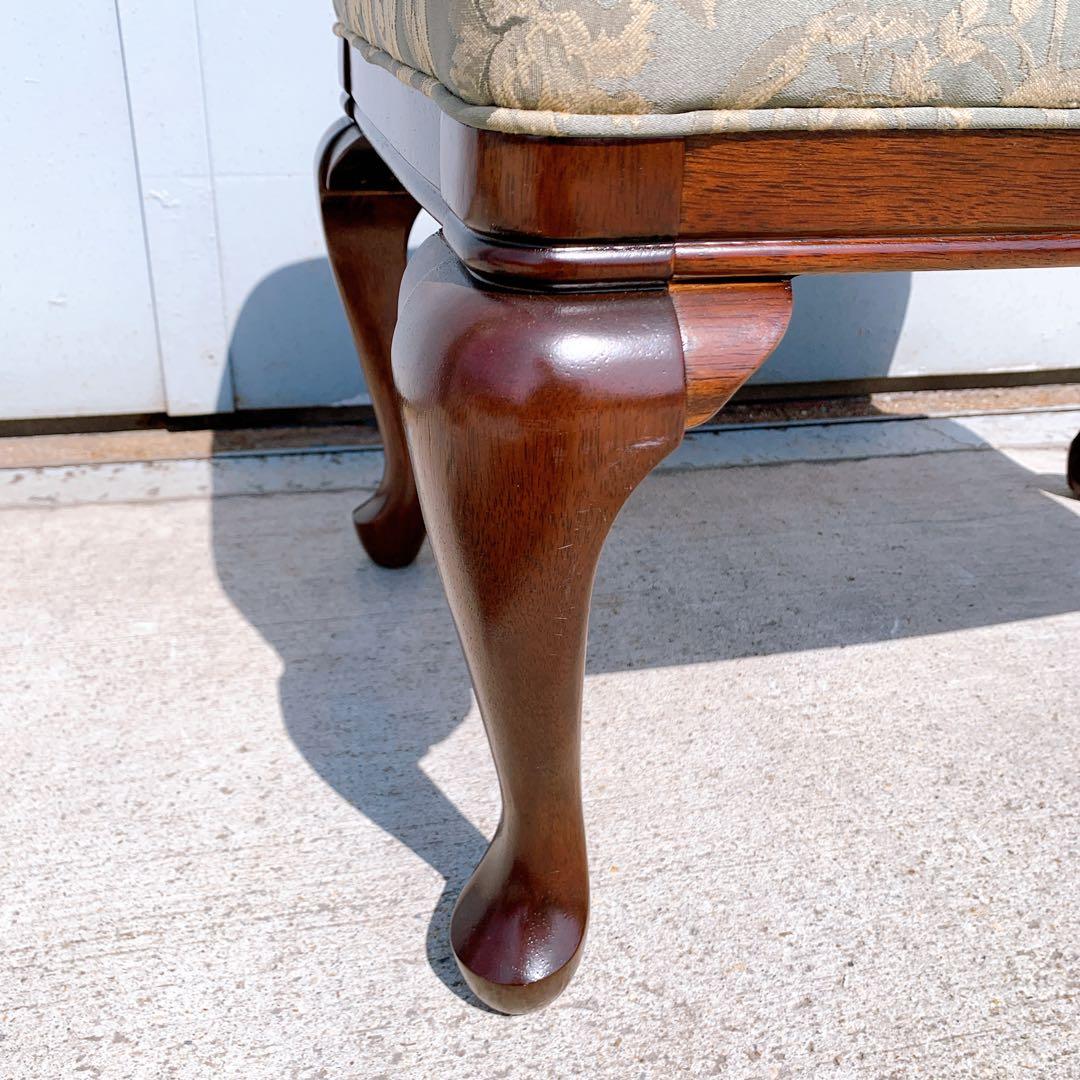 【極美品】Maruni マルニ木工 最高級 メリルオットマン スツール 猫脚