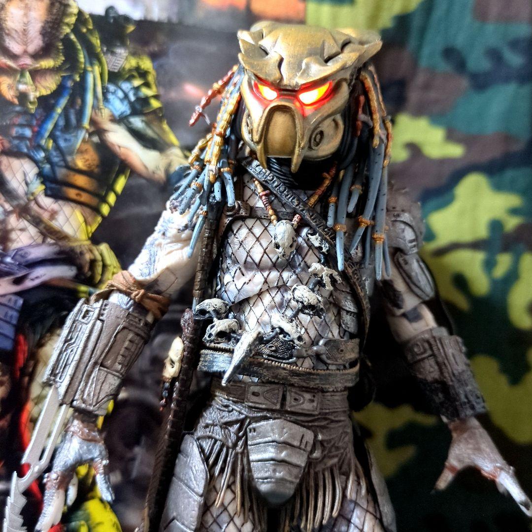 NECA／アルティメット・エルダープレデター 中古開封品／✨別名∶グレイバック