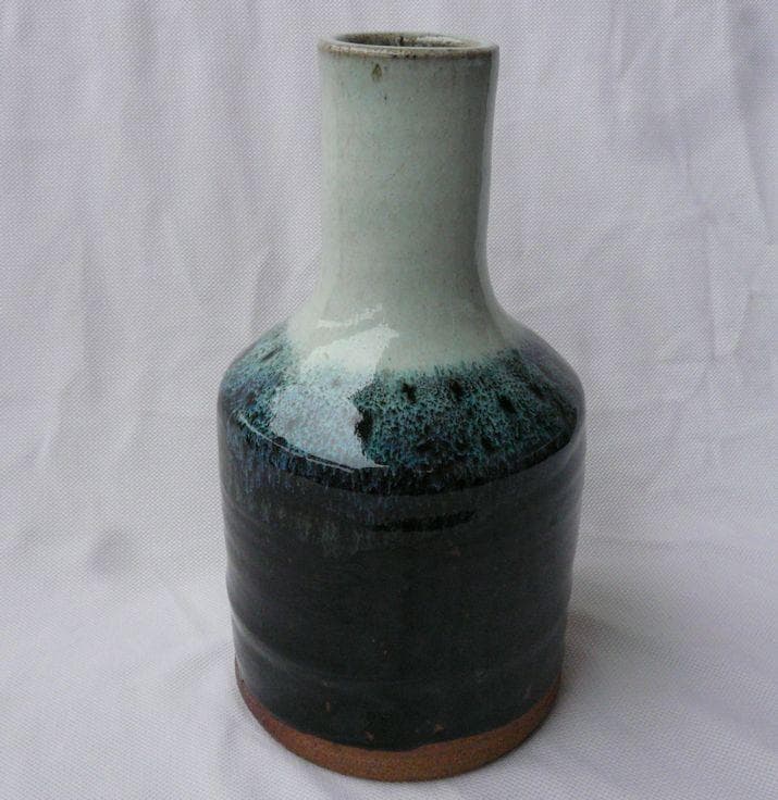 唐津焼 朝鮮唐津 花入れ 武村利左エ門