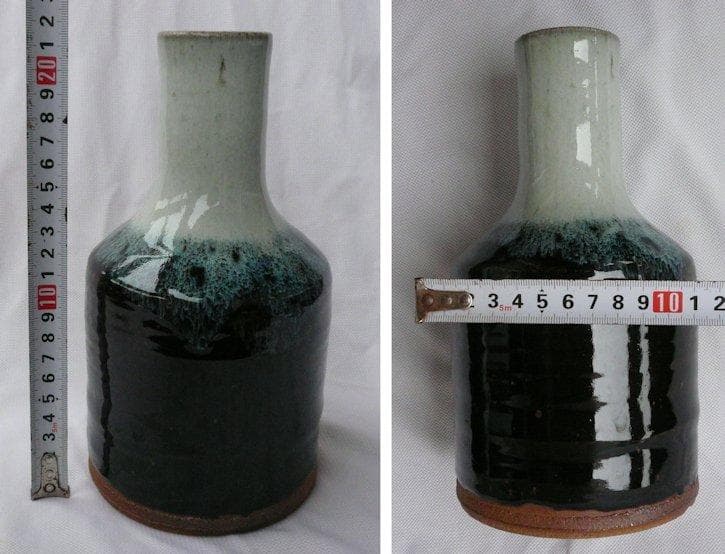 唐津焼 朝鮮唐津 花入れ 武村利左エ門