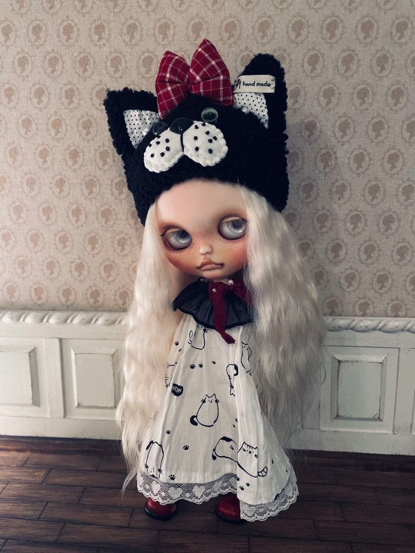 カスタム アイシードール 頭皮付きモヘア アウトフィット付属