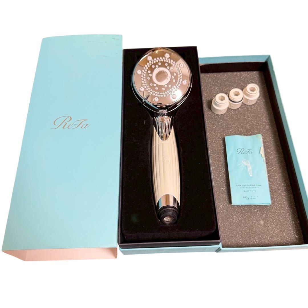 美品 Refa リファファインバブルピュア RS-AM-02B シャワーヘッド