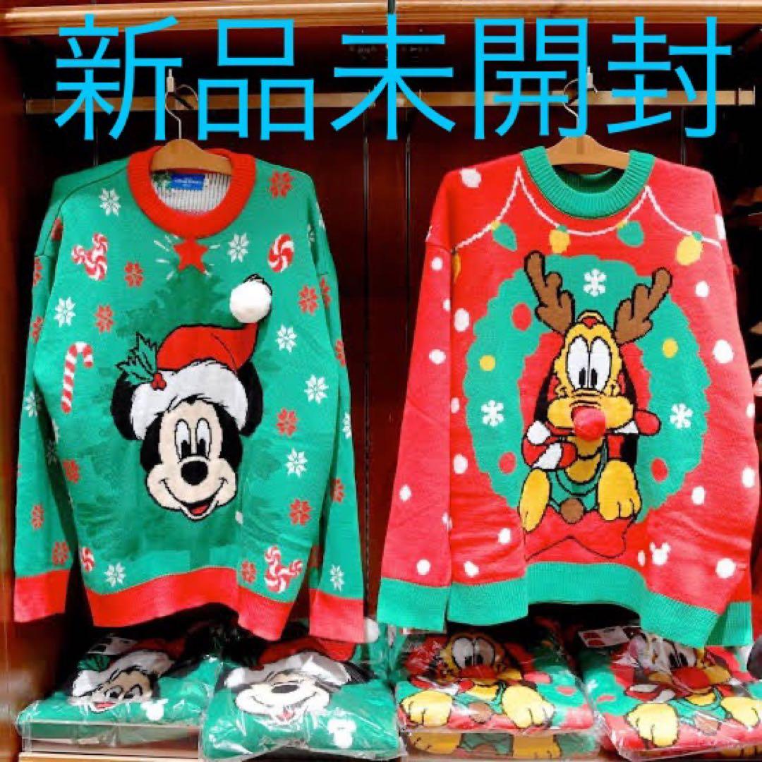 リルリンリン　ミッキー　プルート　クリスマス　セーター　トレーナー　新品　M