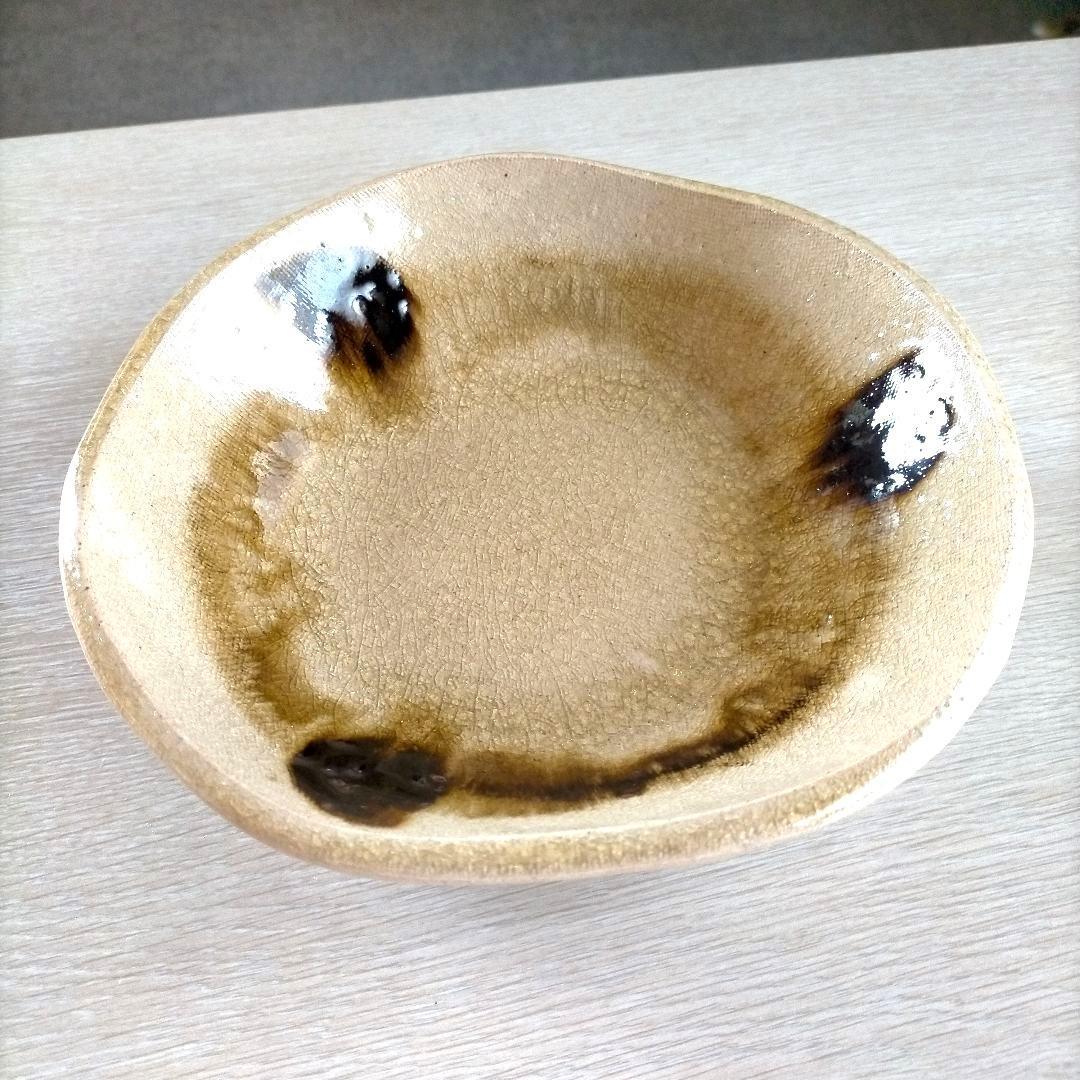 新品・陶芸品・灰釉の器・和菓子皿