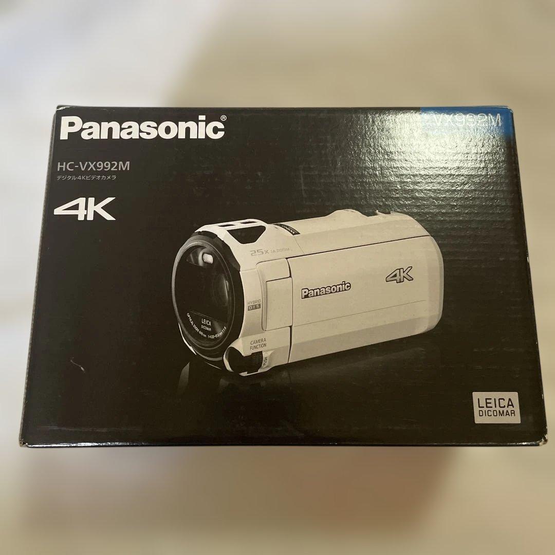 【未使用品】Panasonic 4Kビデオカメラ HC-VX992M-Tブラウン