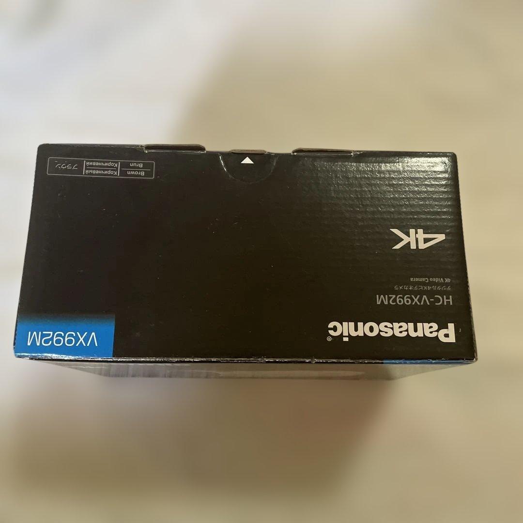 【未使用品】Panasonic 4Kビデオカメラ HC-VX992M-Tブラウン