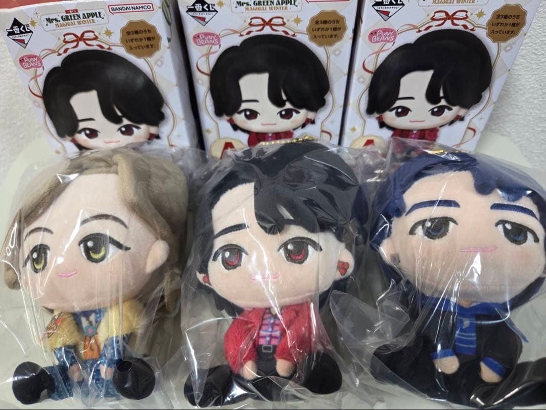 Mrs. GREEN APPLE 一番くじ A賞 全3種コンプ ミセス 1番くじ
