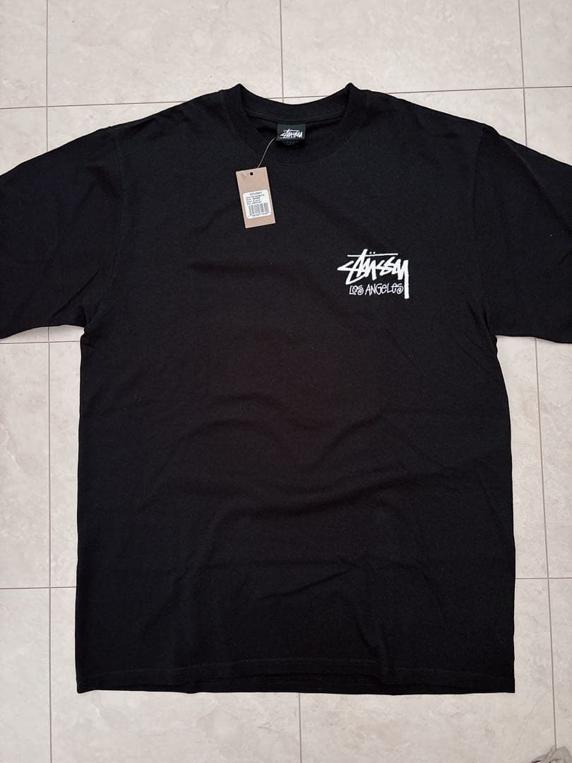 ロサンゼルス限定⭐︎Stussy⭐︎ブラック⭐︎Tシャツ ⭐︎新品⭐︎Mサイズ
