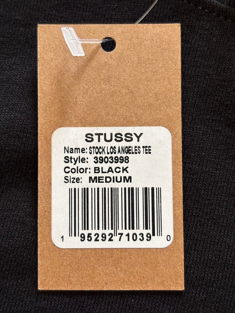 ロサンゼルス限定⭐︎Stussy⭐︎ブラック⭐︎Tシャツ ⭐︎新品⭐︎Mサイズ