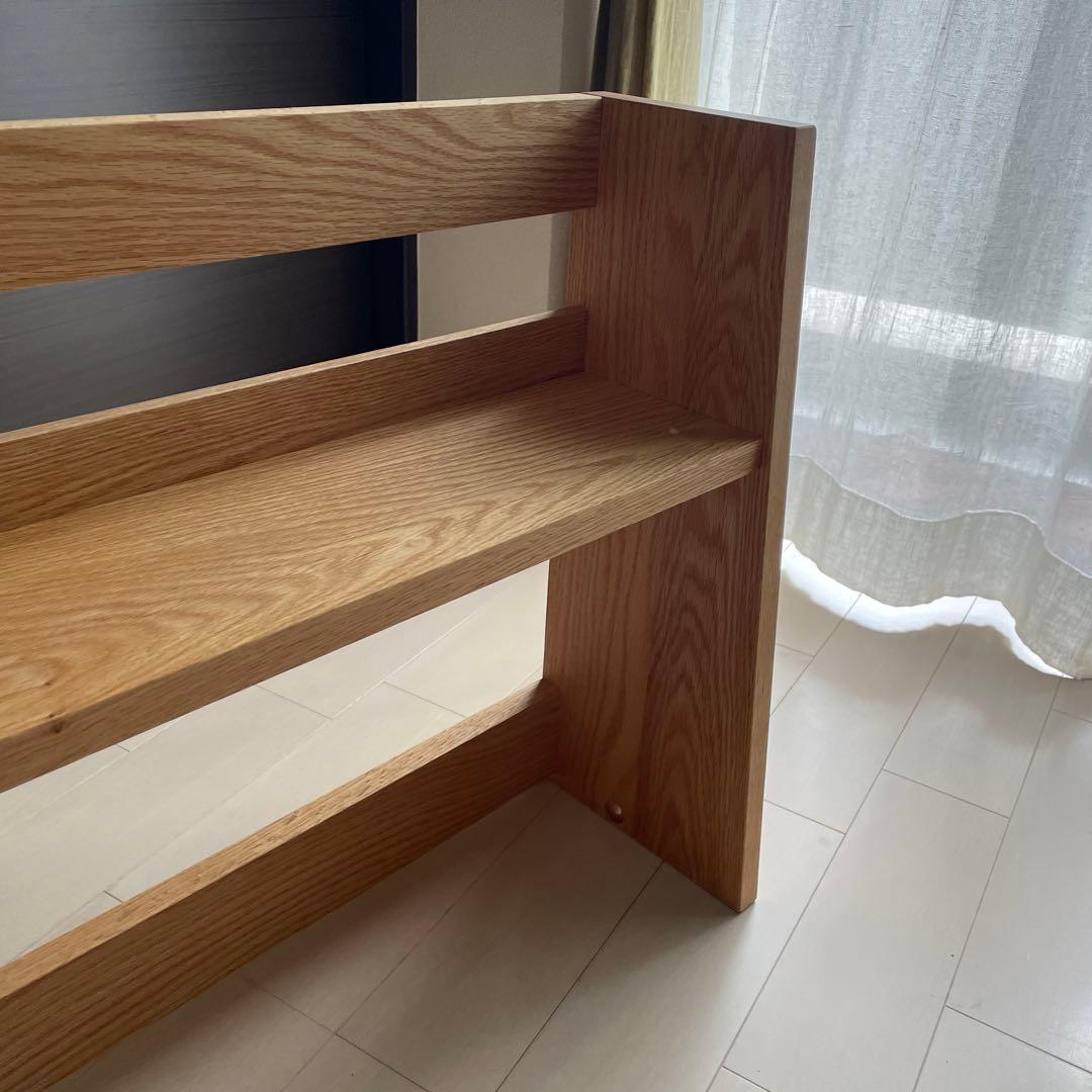 CLASSE 無垢材 Leavesデスク用ラック 115cm